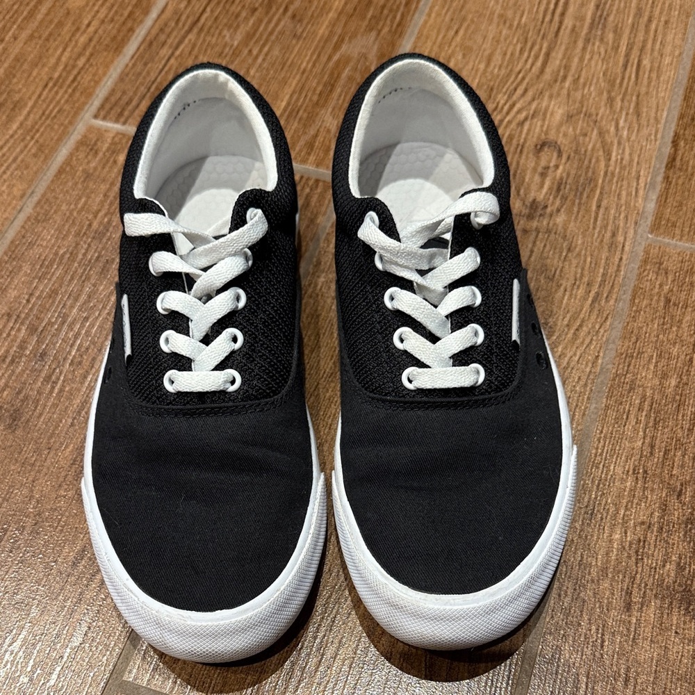 Classic Black and White Women's Sneakers